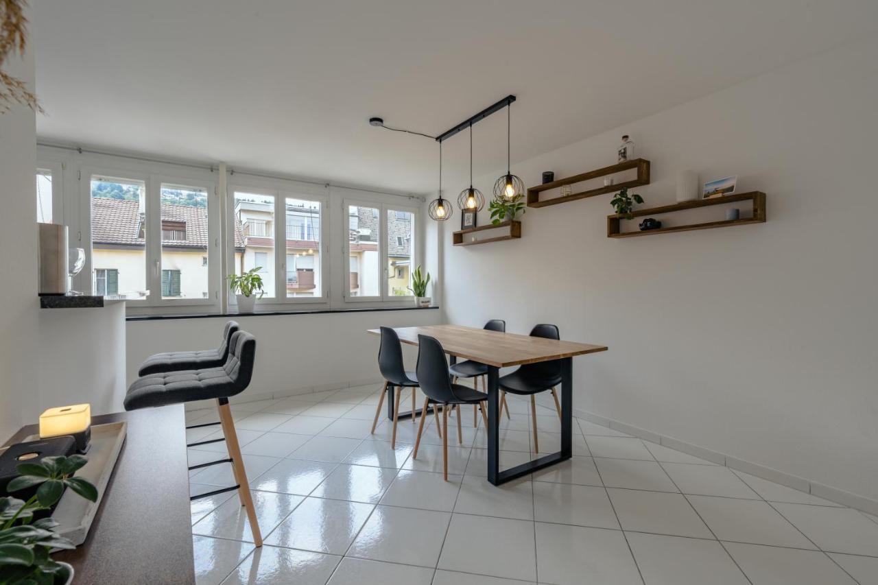 Apartment In The City Center With Free Parking Biel Luaran gambar